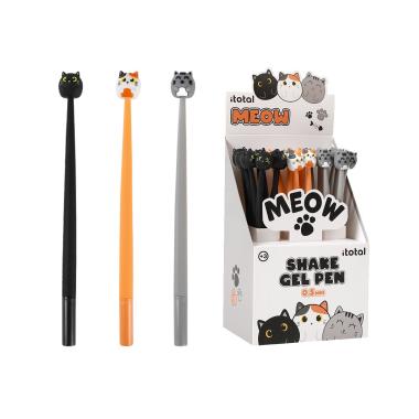 Penna flessibile 3 gatti assortiti