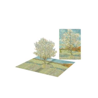 Biglietto auguri van gogh the pink peach tree popup