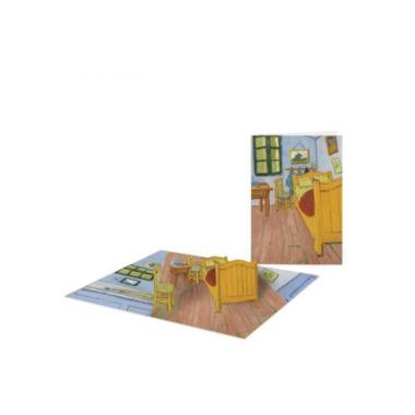 Biglietto origamo van gogh  popup the bedroom