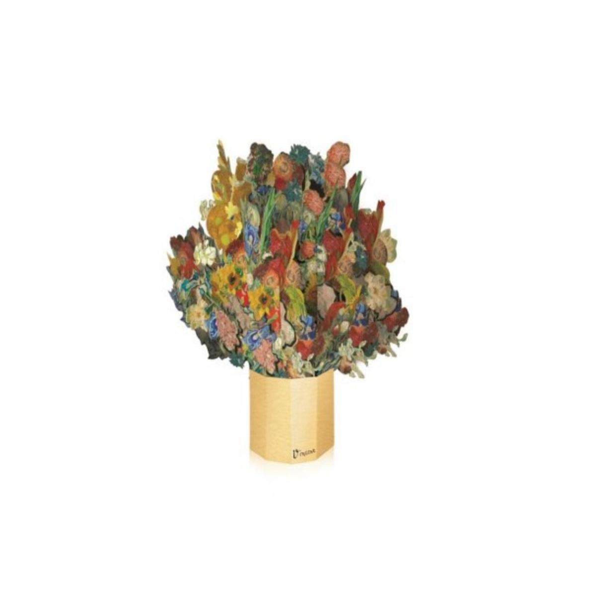 Biglietto origamo van gogh 50th anniversary large flora
