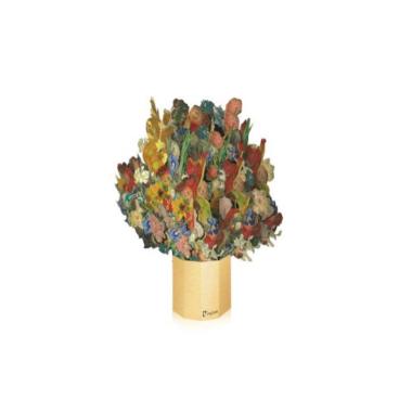 Biglietto origamo van gogh 50th anniversary large flora