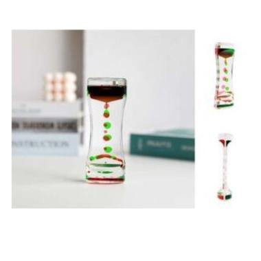 Clessidra liquida verde e rosso