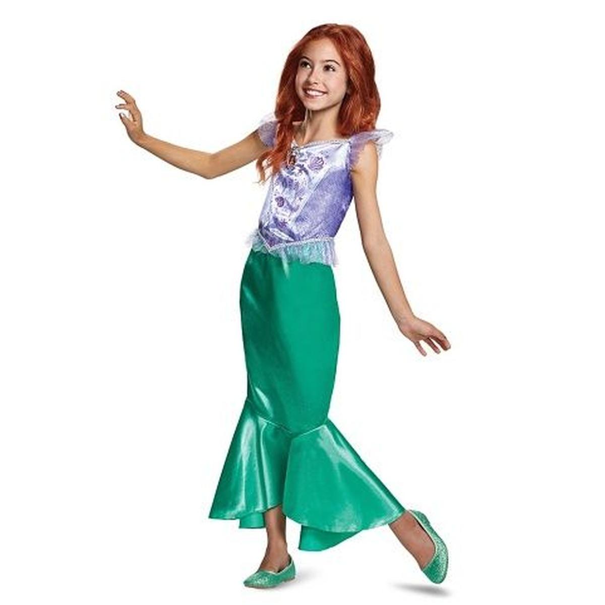 Costume ariel disney princess 3/4 anni