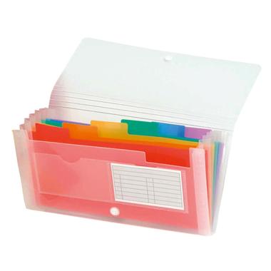 Portadocumenti soffietto 7 scomparti cristal