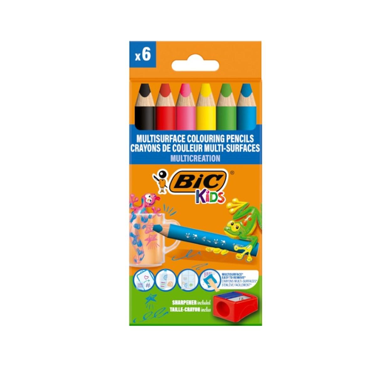 COLORI  KIDS MULTISUPERFICIE CONFEZIONE DA 6<br />