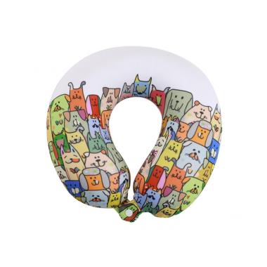 Cuscino da viaggio stay pawsitive