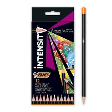 Matite colorate bic intensity premium