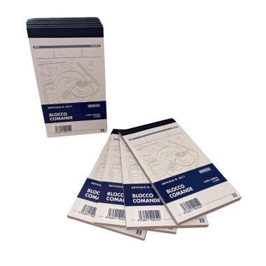 Blocco comande 9x15 25fg