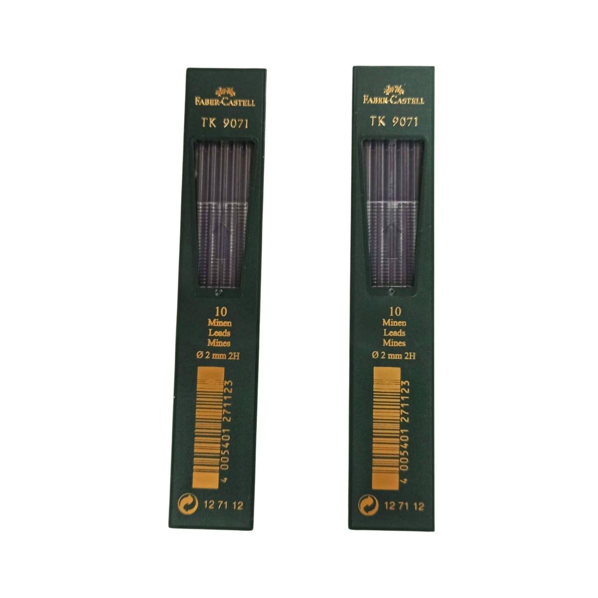 FABER CASTELL-ASTUCCIO 10 MINE 2H 2mm