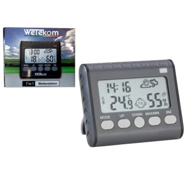 Stazione meteorologica e orologio