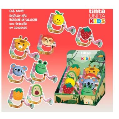 Mini borsetta in silicone con tracolla