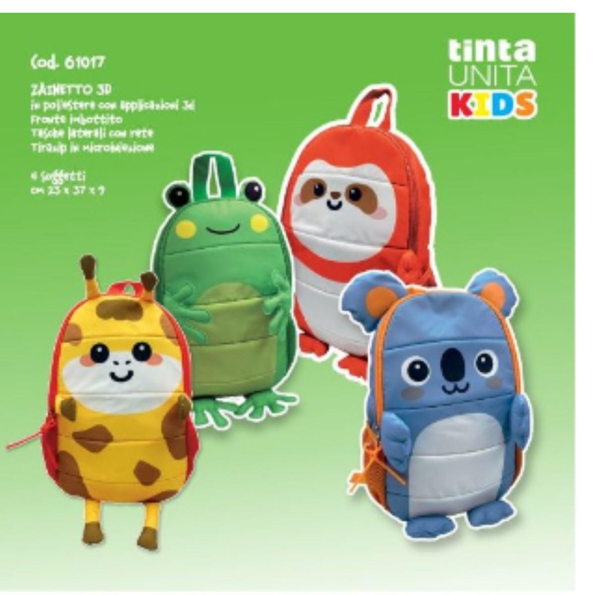 Zainetto top 3d tinta unita