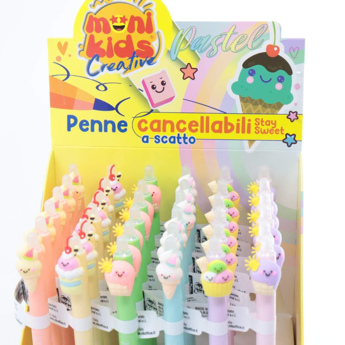 Penna cancellabile a scatto stay sweet