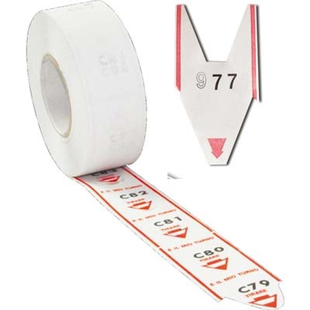 Rotoli per scontrini numerici conf da 5 rotoli