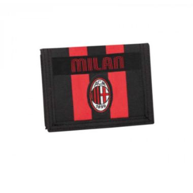 Portafoglio milan in velcro