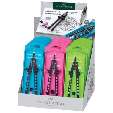 Compasso balaustrone colori neon faber castell