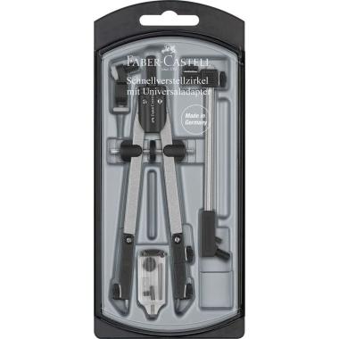 Compasso a regolazione rapida estensibile faber castell