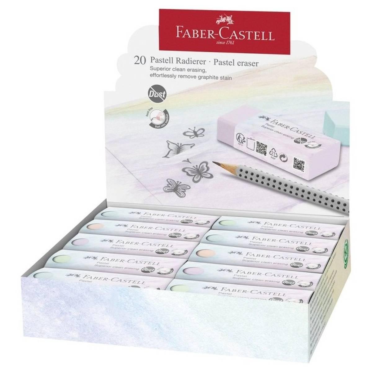 Gomma colori pastello faber castell