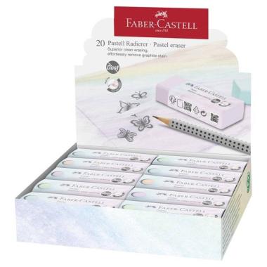 Gomma colori pastello faber castell
