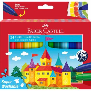 Pennarelli jumbo 24 pz faber castell