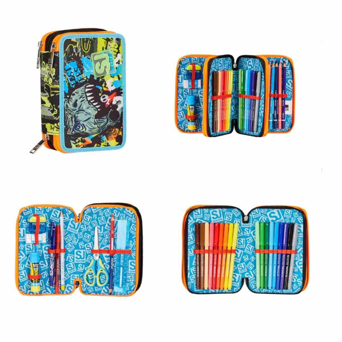 Astuccio 3 zip sj gang rexme