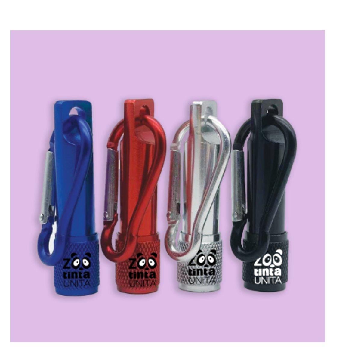 Minitorcia con moschettone