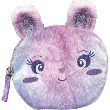 Portamonete  mofu mofu con chiusura a zip