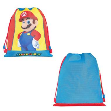 Zaino  coulisse con tasca supermario