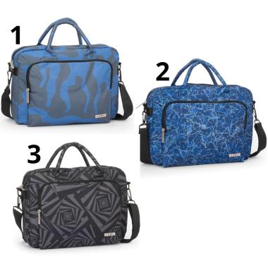 Borsa porta pc 34x25x8 con tracolla allover comix