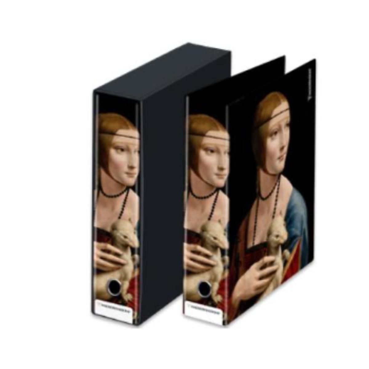 Raccoglitore ad anelli dorso 8 dama con ermellino