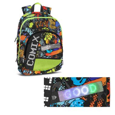 Zaino scuola 3 scomparti ultra bright comix