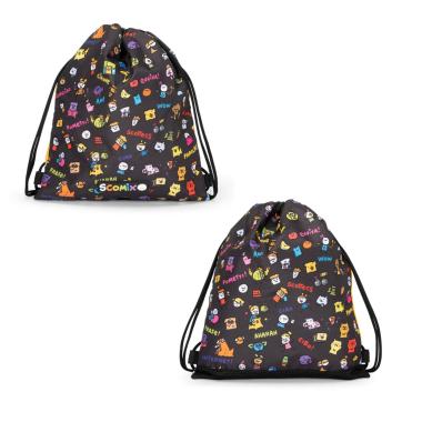 Zaino coulisse con tasca scomix