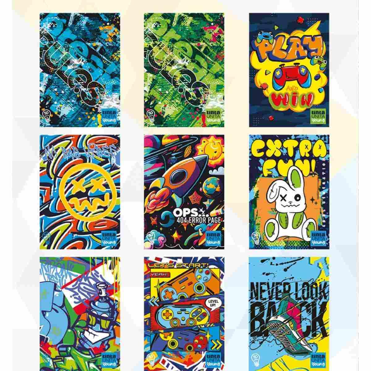 Maxi quaderno a4 tinta unita young boy