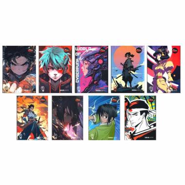 Maxi quaderno a4 manga style tinta unita