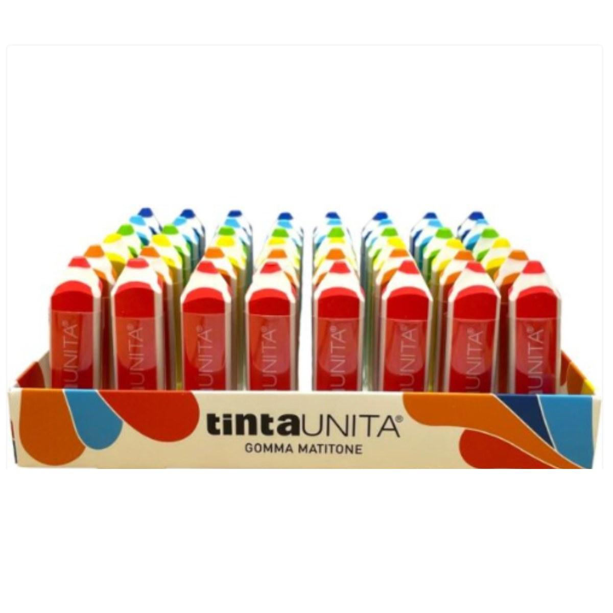 Gomma matitone tinta unita colori assortiti