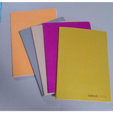 Maxi quaderno a4 tinta unita fluo glitter