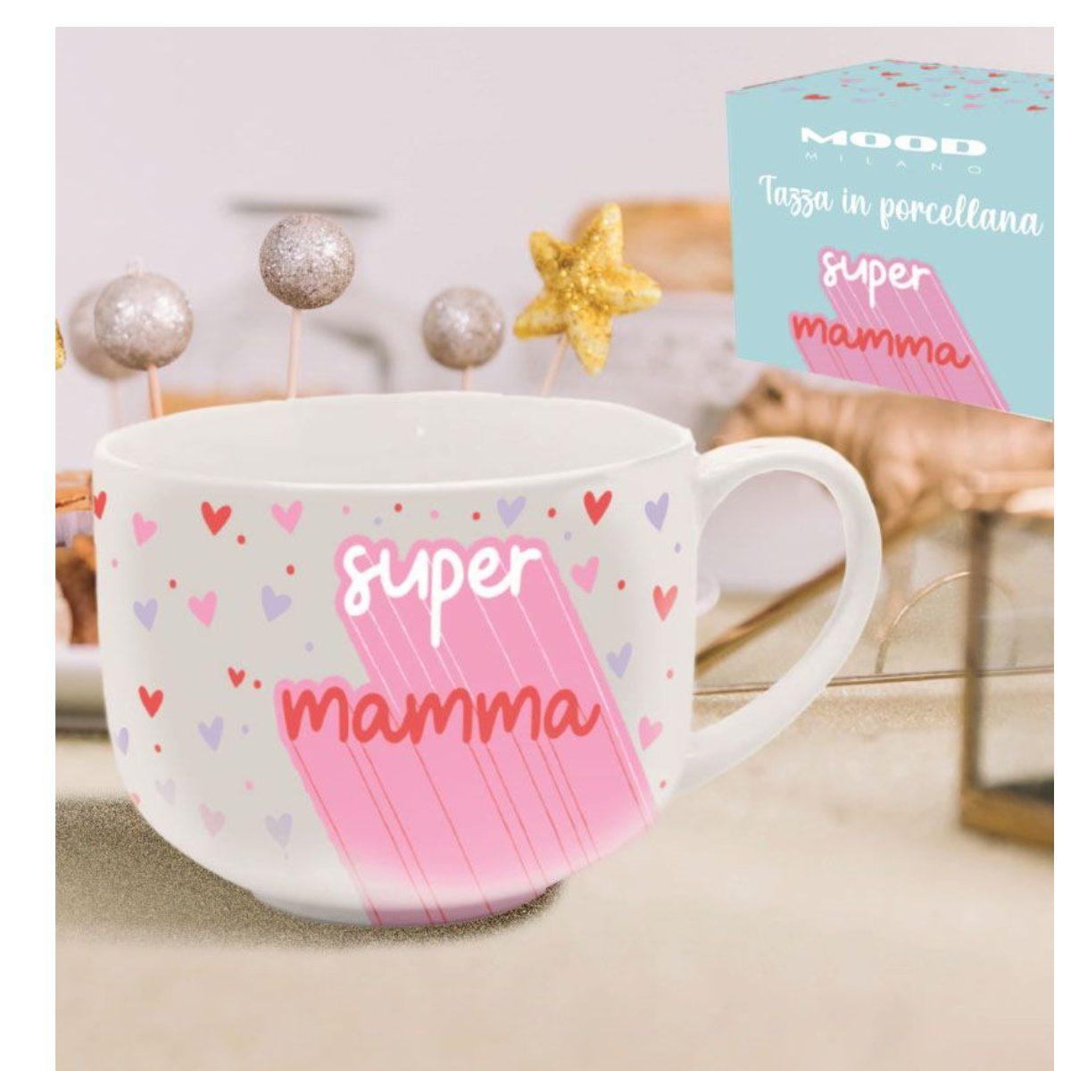 Tazza in porcellana super mamma