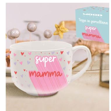 Tazza in porcellana super mamma