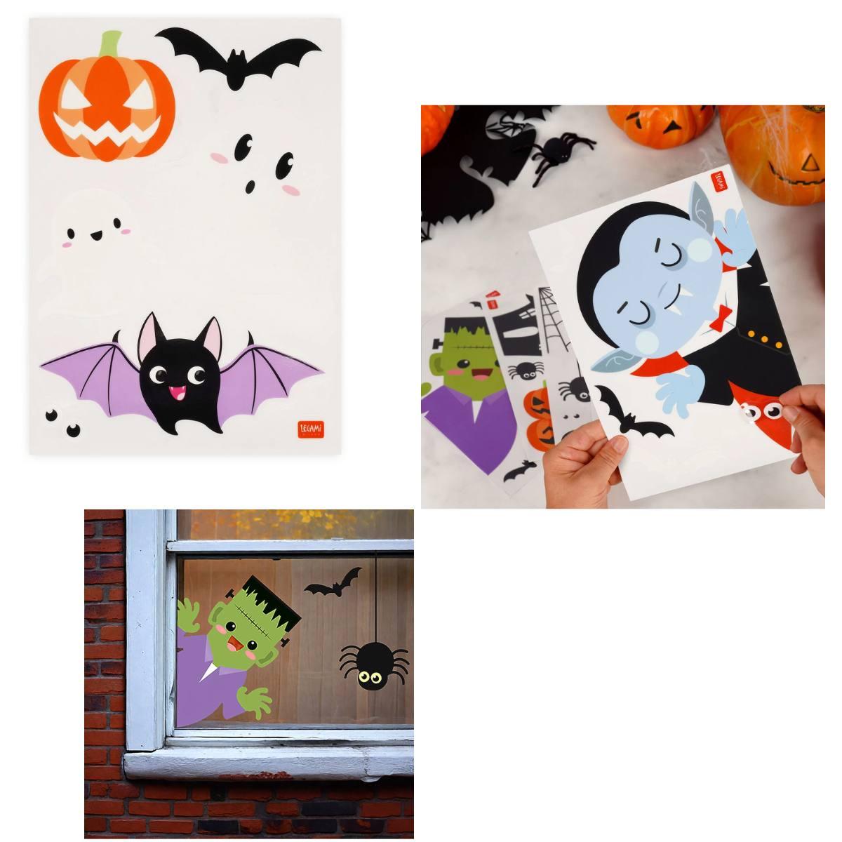 Set 35 adesivi elettrostatici per finestra windo wow