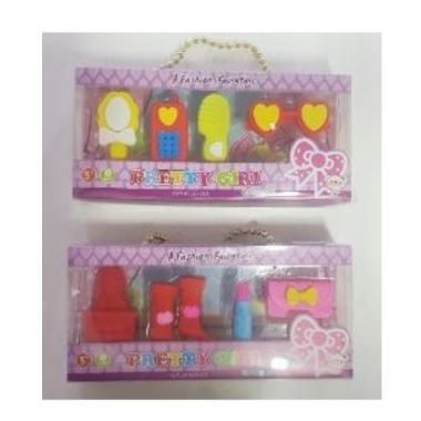 Set 4 gommine fashion colorate assortite