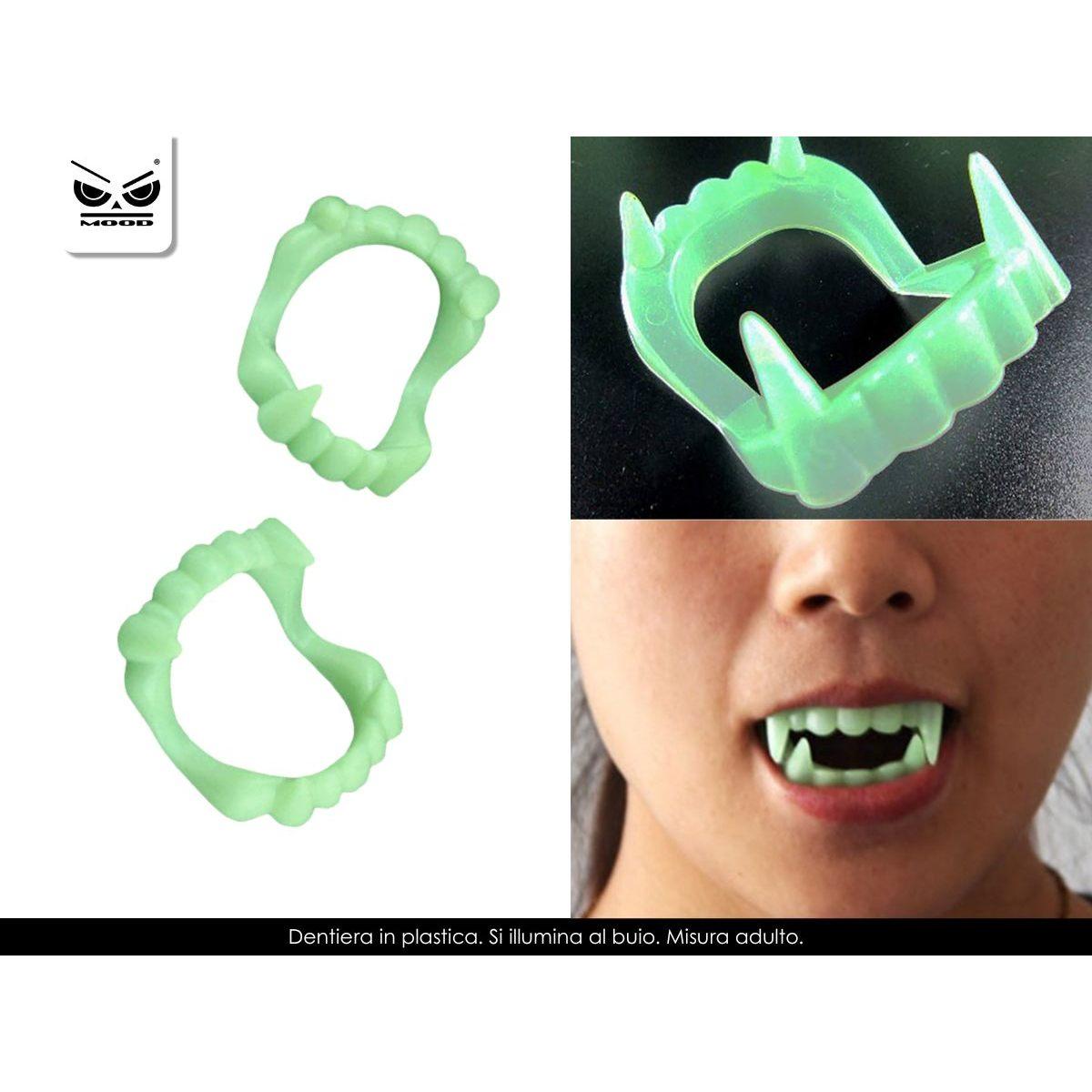 DENTIERA DRACULA GLOW IN THE DARK<br />