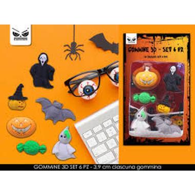 GOMMINE 3D SET 6 PZ HALLOWEEN<br />