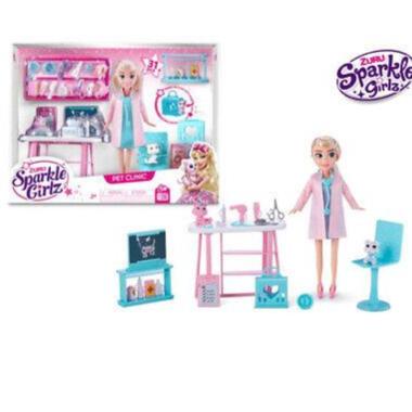 SPARKLE GIRLZ BAMBOLA CON CLINICA VETERINARIA<br />