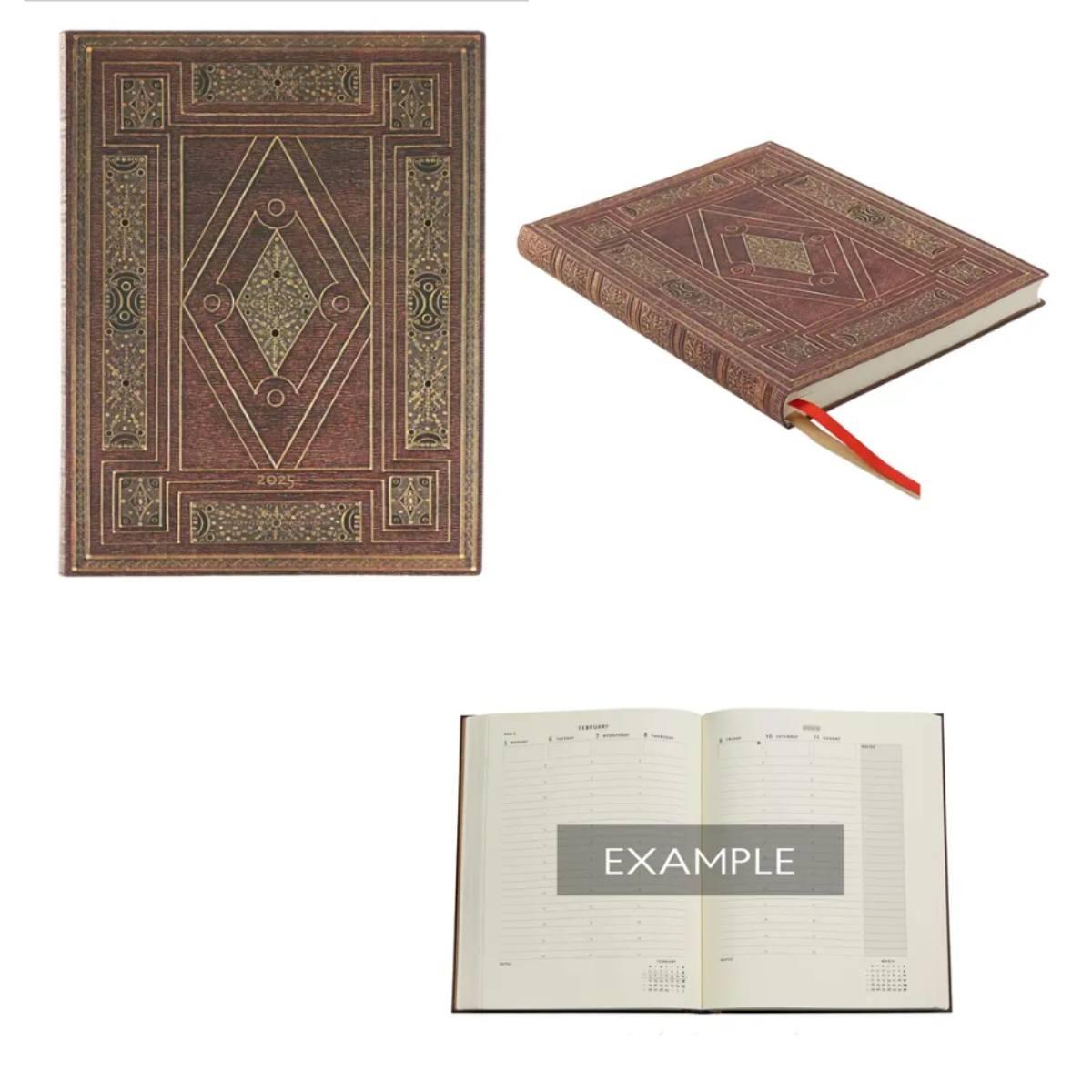 Agenda paprtblanks 2025 first folio 13 mesi flexis agenda docente ultra 17,5x22,5 cm