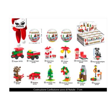 COSTRUZIONE CONFEZIONE UOVO DI NATALE