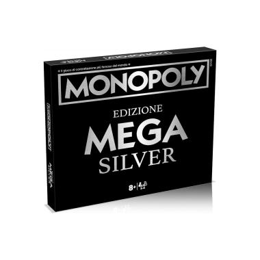 Monopoly ed. black e silver gioco da tavolo