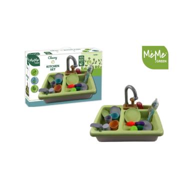 Meme green cleany lavabo con accessori