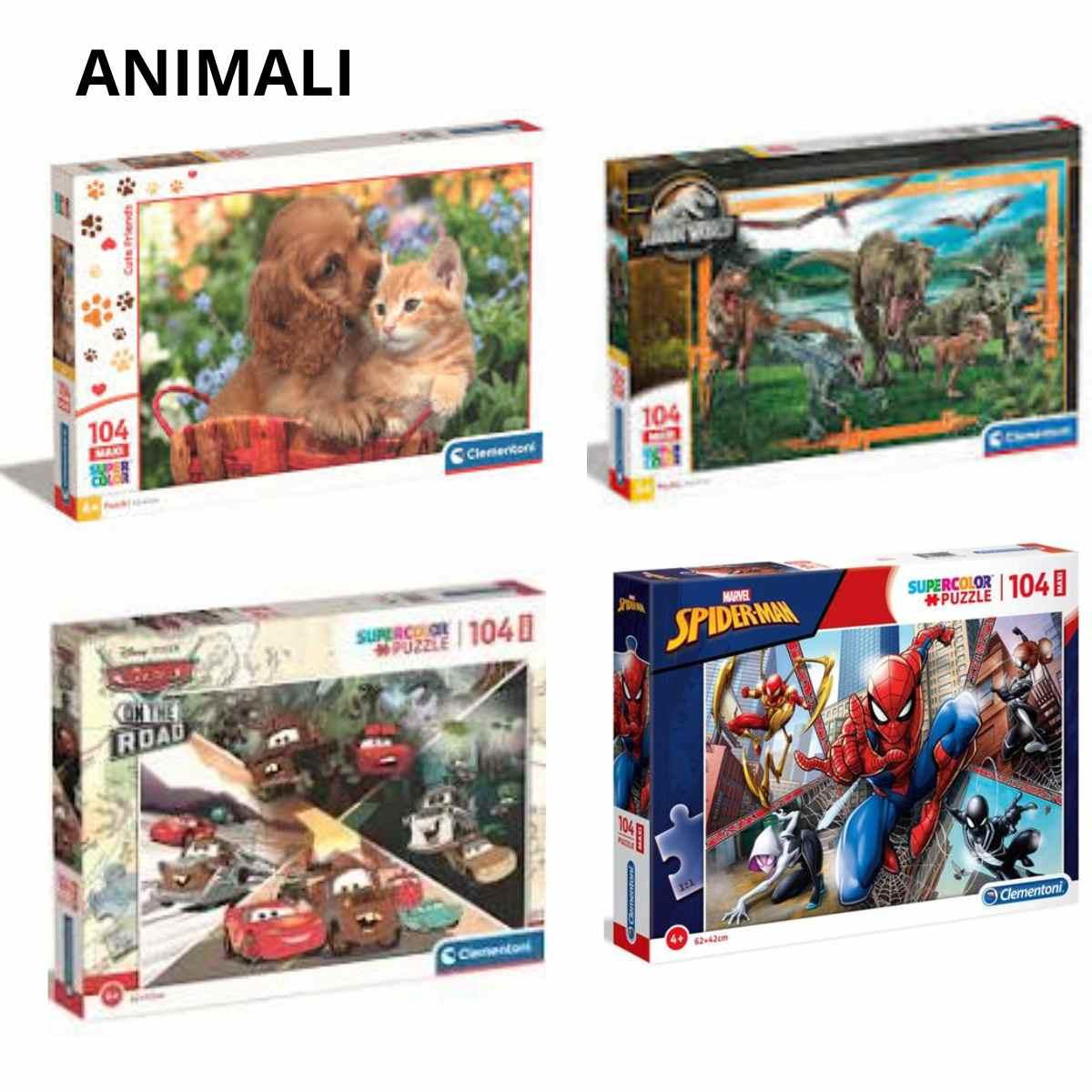 Puzzle 104 pezzi maxi super color