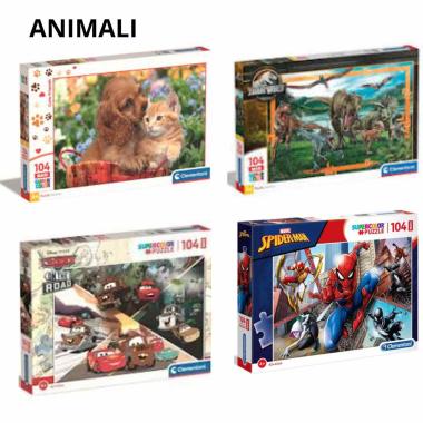 Puzzle 104 pezzi maxi super color