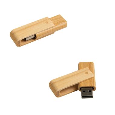 Chiavetta usb 8gb in bamboo